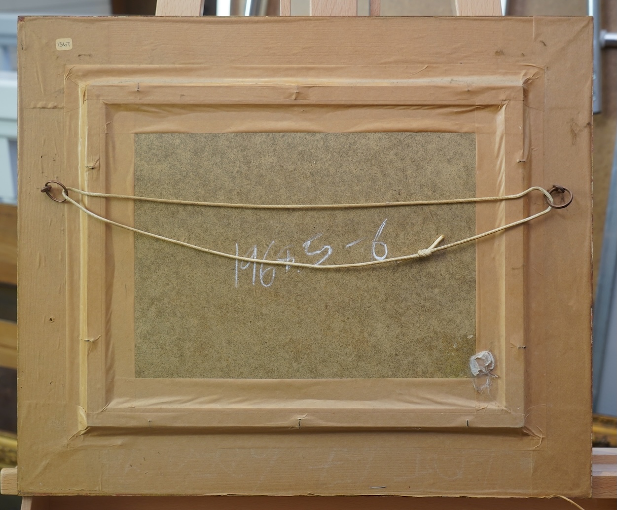 Bernard Finegan Gribble (1872-1962), Warships at Sea, signed lower right, oil on board, 22cm x 29cm